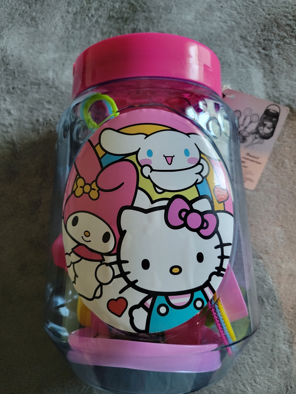 Sanrio Hello Kitty Bubble Set Jar
